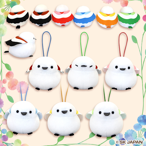 ≪7月の新商品≫ふくふくシマエナガカラフルシマちゃん2