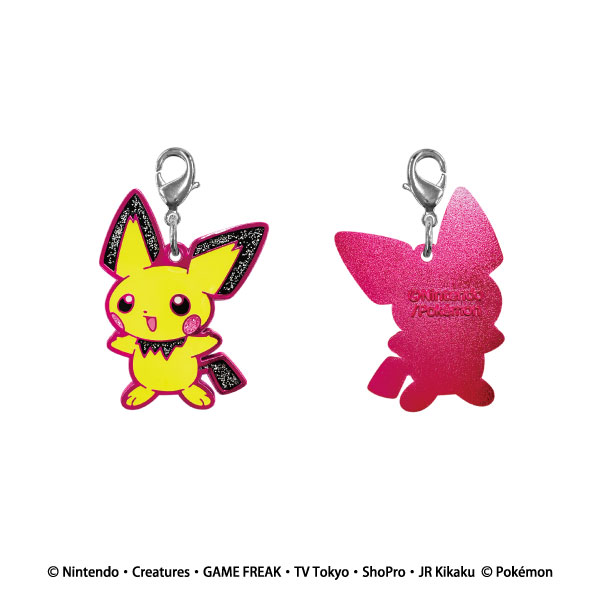 ポケットモンスター キラキラダイカットメタルチャーム ピチュー まぁーるいココロのそばに いつも エスケイジャパン