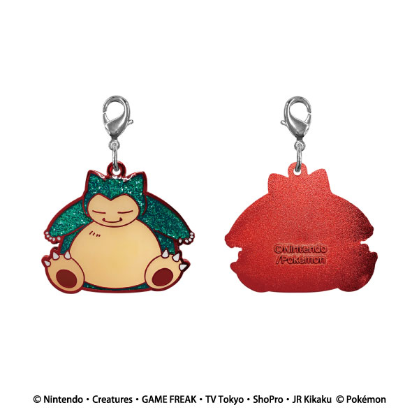 ポケットモンスター キラキラダイカットメタルチャーム カビゴン まぁーるいココロのそばに いつも エスケイジャパン