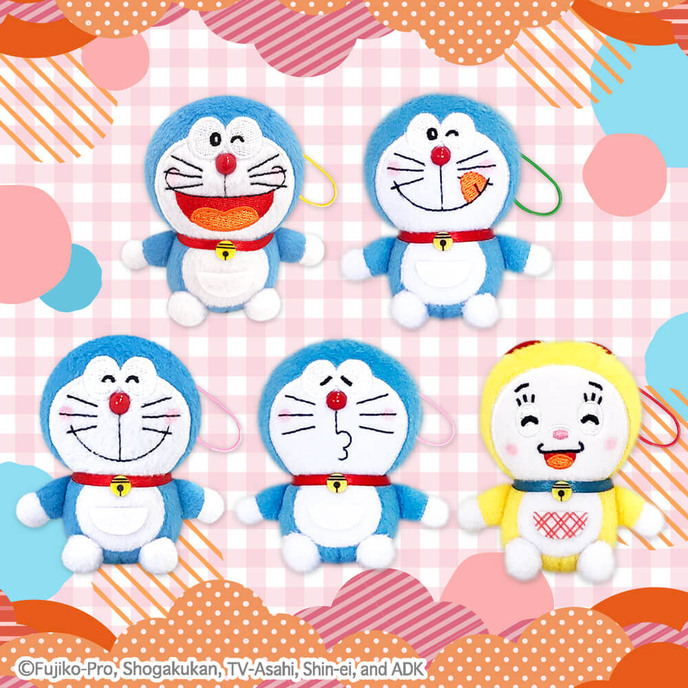 ドラえもん いろんな顔がいっぱいマスコットnew1 ラウンドワン限定 まぁーるいココロのそばに いつも エスケイジャパン
