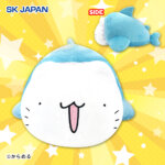 からめる　サメの着ぐるみぬいぐるみ(ねこ)